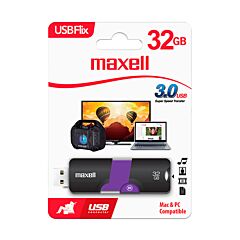 Pendrive USB Retráctil Flix 3.0 32 GB Maxell Violeta