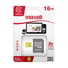 Memoria SD 16GB Clase 10 Maxell