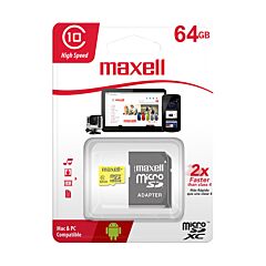 Memoria SD 64GB Clase 10 Maxell