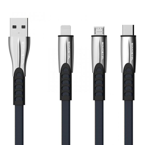 Cable 2.4A Reforzado BW02 Somostel Micro USB